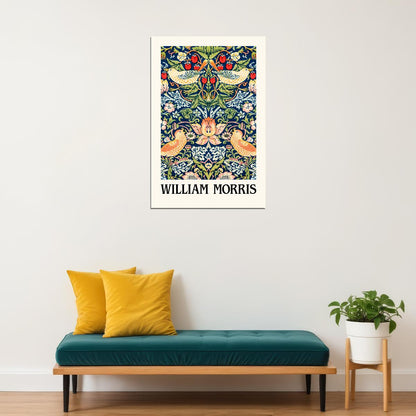 William Morris Nature Abstraction Wall Art Vintage Boho Aesthetic Art Deco Print