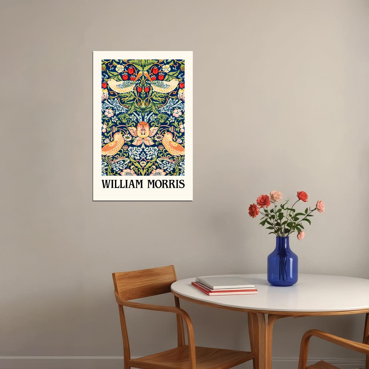 William Morris Nature Abstraction Wall Art Vintage Boho Aesthetic Art Deco Print