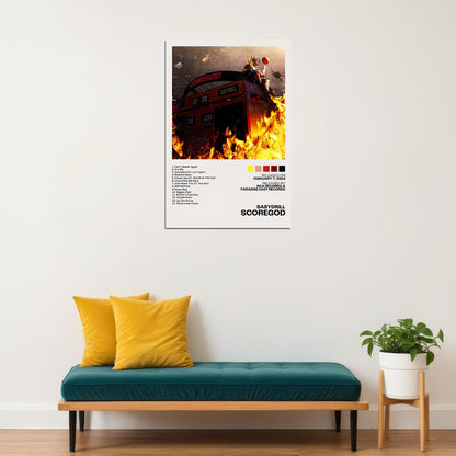 BabyDrill ScoreGod Album Cover Music Poster Rap Posters Rapper Album Wall Art Records Wall Decor