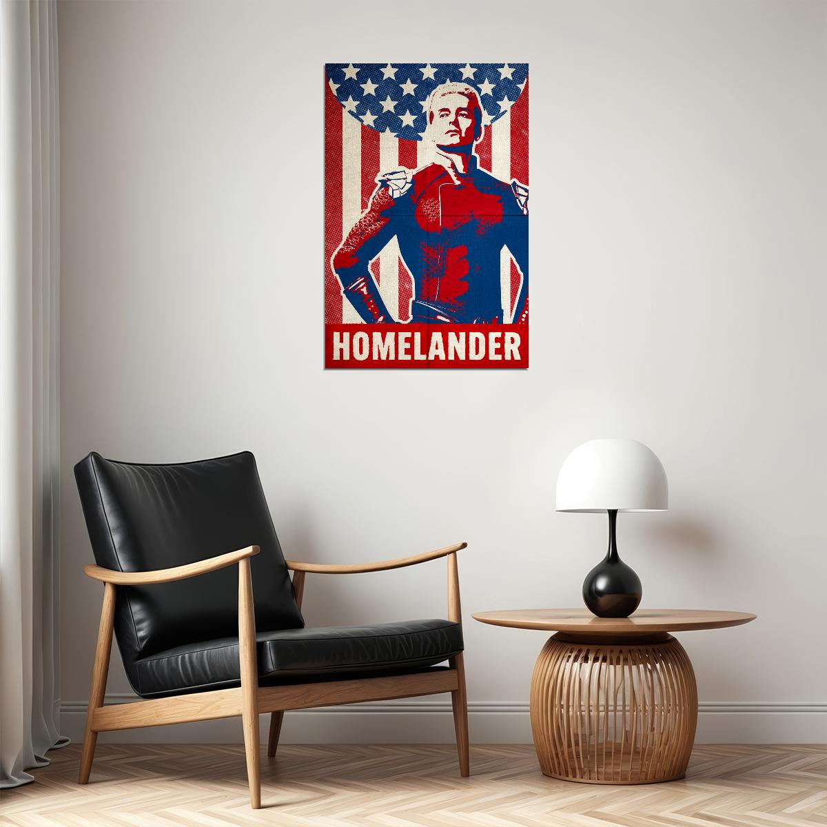 The Boys Homelander TV Series Poster Retro Vintage Wall Art Print