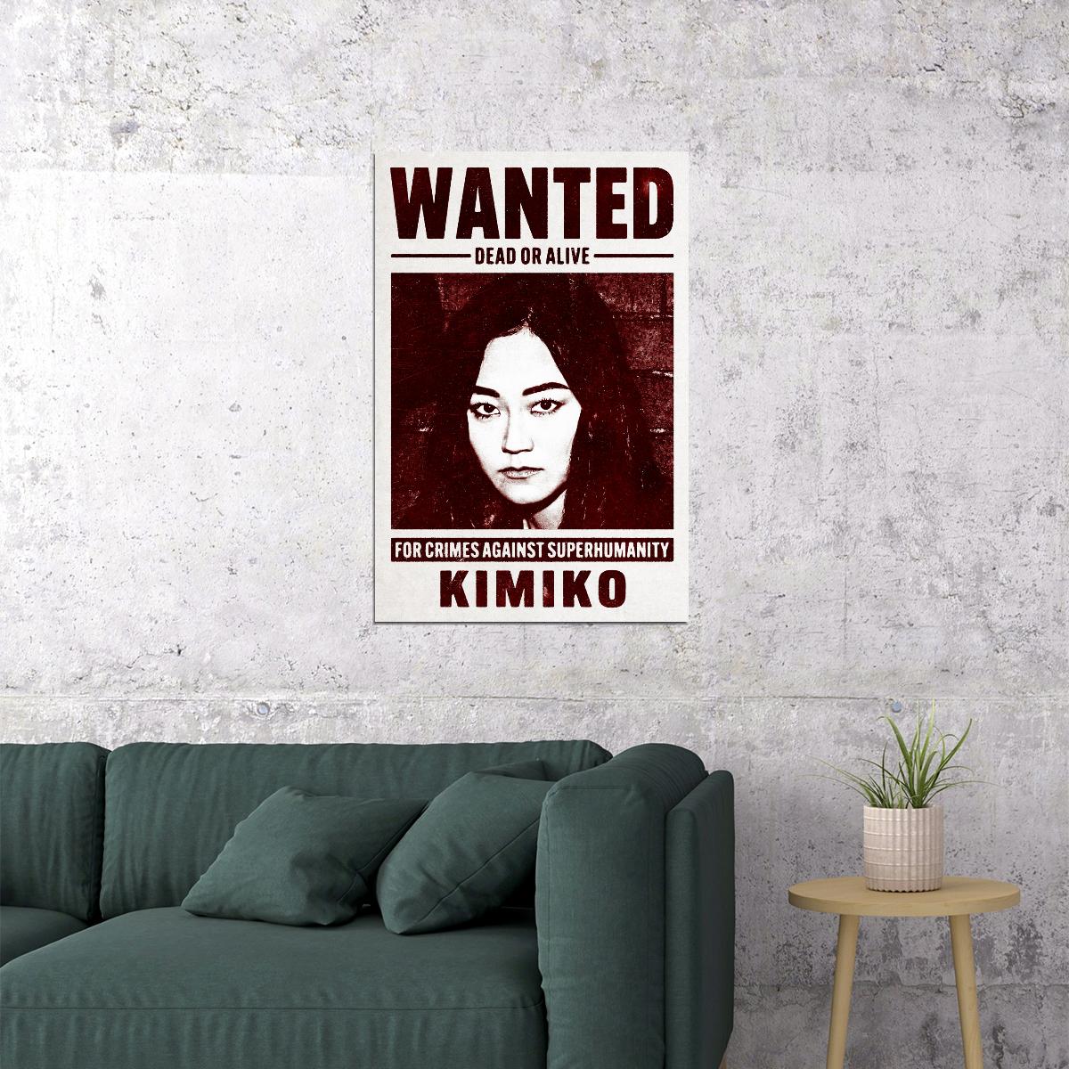 The Boys Kimiko Wanted Dead Or Alive Mugshot TV Series Poster