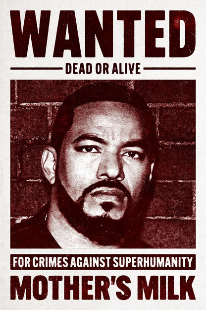 The Boys Mother's Milk Wanted Dead Or Alive Mugshot TV Series Poster