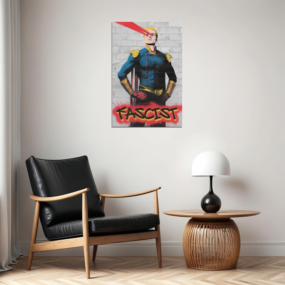 The Boys Homelander Fascist TV Series Poster Graffiti Aesthetic Wall Art Print