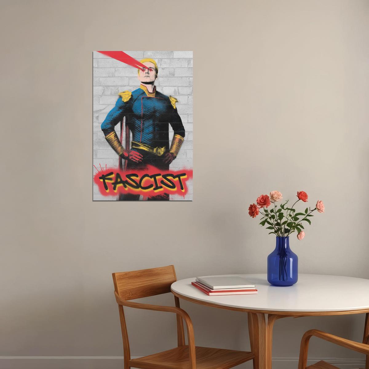 The Boys Homelander Fascist TV Series Poster Graffiti Aesthetic Wall Art Print