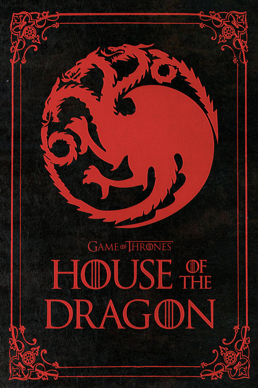 House Of The Dragon TV Series Poster House Black Theater Aesthetic Movie Merchandise