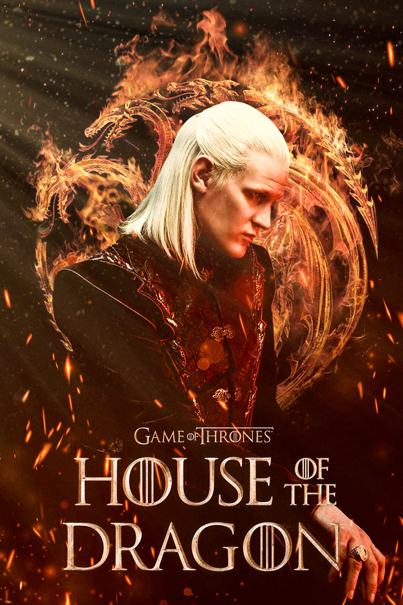 House Of The Dragon Daemon Targaryen TV Series Poster Cool Theater Room Wall Art