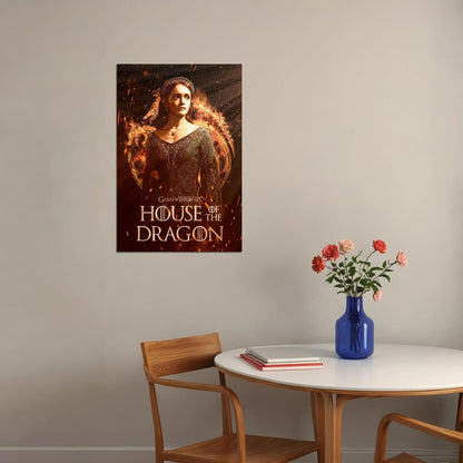 House Of The Dragon Alicent Hightower TV Series Movie Poster Movie Merchandise Wall Art