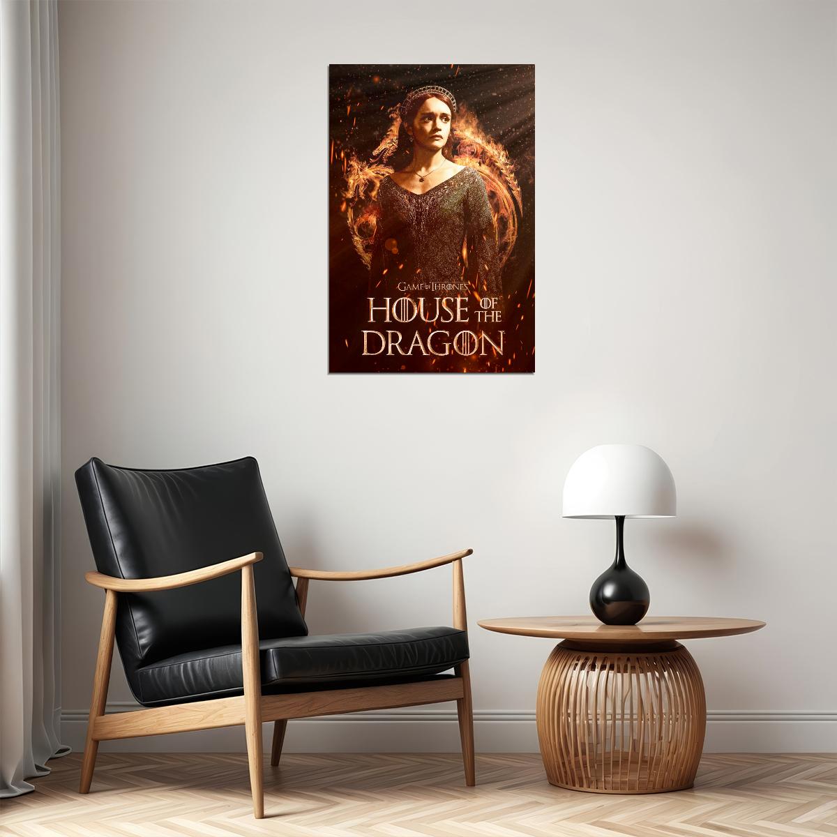 House Of The Dragon Alicent Hightower TV Series Movie Poster Movie Merchandise Wall Art