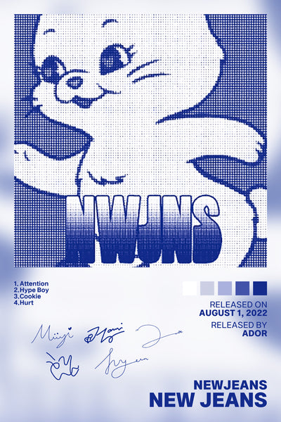 Poster - NewJeans New Jeans 2022 Album Cover Music Poster Kpop