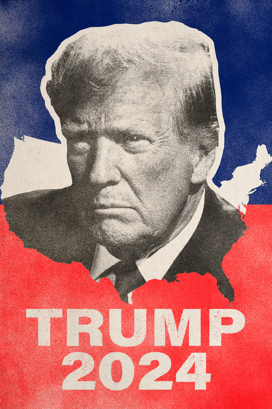 Donald Trump Fight For America Poster July 14 2024 USA Election Ex President Poster Trump