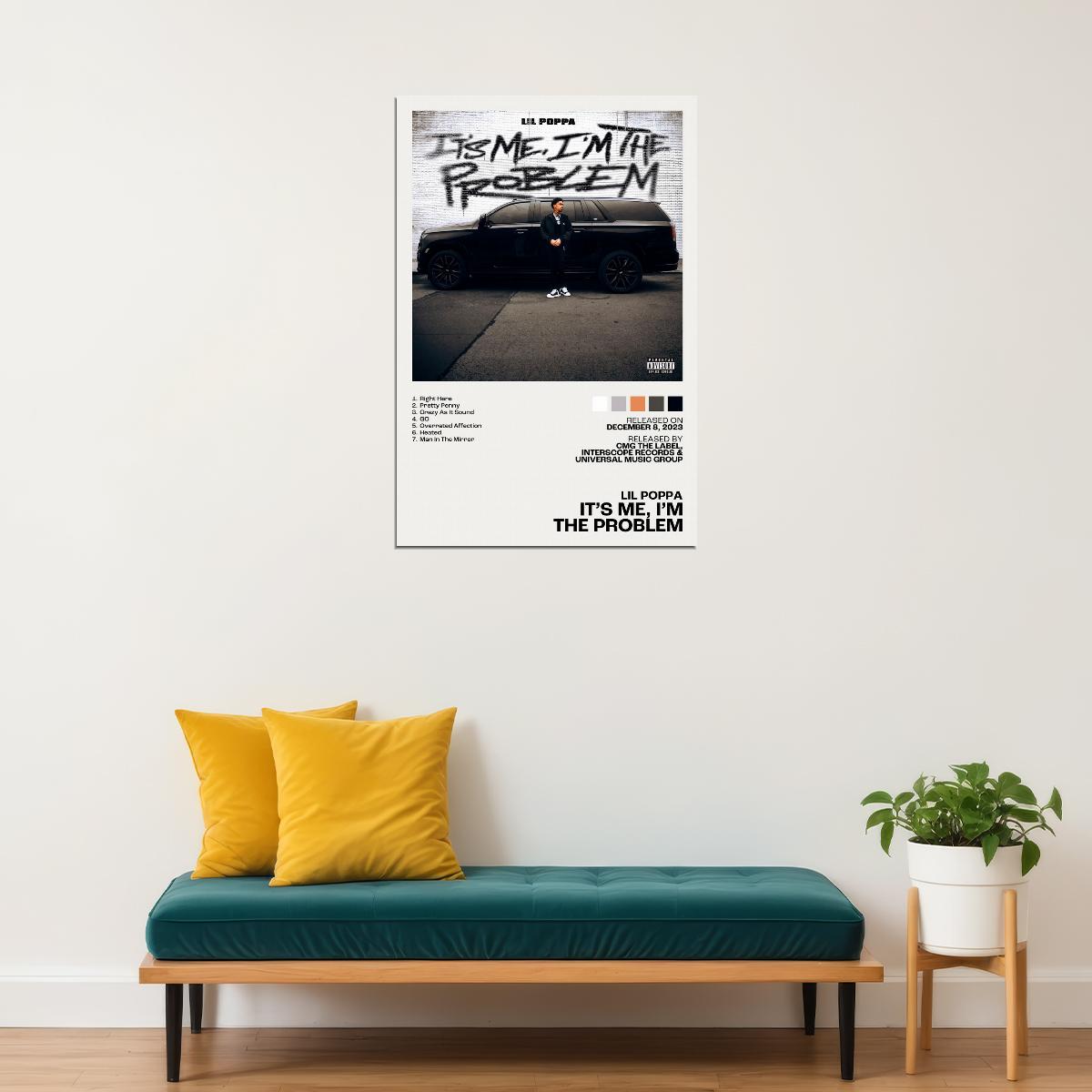 Lil Poppa WEE ARE WHO WE ARE Album Cover Music Poster Rap Home Decor For Living Room Hip-Hop Aesthetic Rapper Album Wall Art Records Poster Wall Decor For Bedroom - xonomax