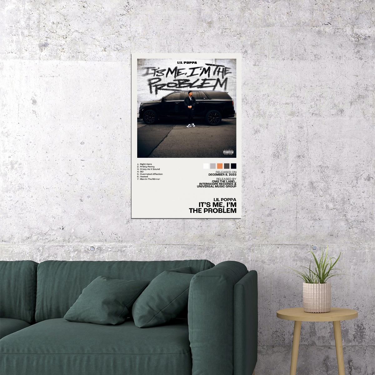 Lil Poppa WEE ARE WHO WE ARE Album Cover Music Poster Rap Home Decor For Living Room Hip-Hop Aesthetic Rapper Album Wall Art Records Poster Wall Decor For Bedroom - xonomax