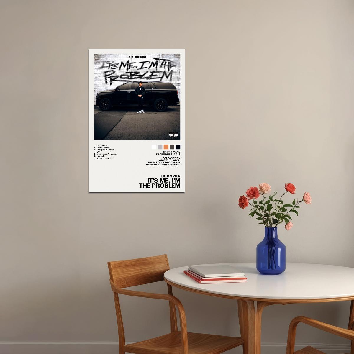 Lil Poppa WEE ARE WHO WE ARE Album Cover Music Poster Rap Home Decor For Living Room Hip-Hop Aesthetic Rapper Album Wall Art Records Poster Wall Decor For Bedroom - xonomax