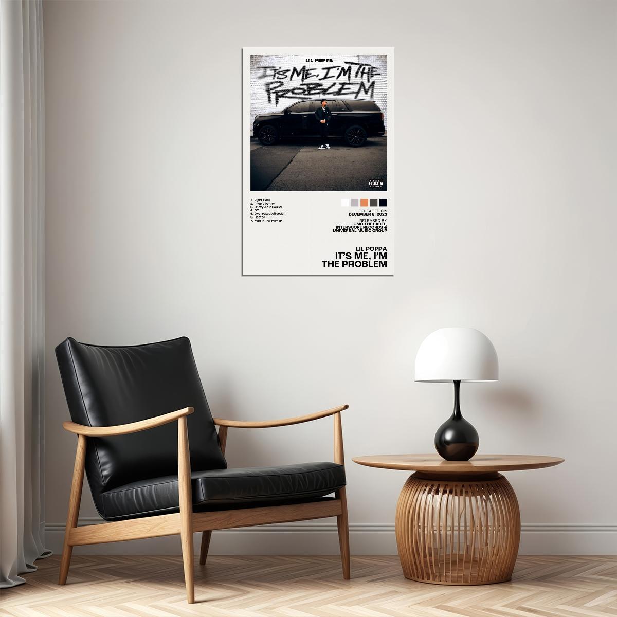 Lil Poppa WEE ARE WHO WE ARE Album Cover Music Poster Rap Home Decor For Living Room Hip-Hop Aesthetic Rapper Album Wall Art Records Poster Wall Decor For Bedroom - xonomax