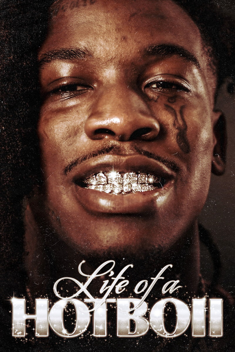 Hotboii Rapper Music Poster Old-School Aesthetic Iconic Hip-Hop Wall Art Urban Style Classic Street Influence Print for True Rap Lovers Bold Decor - xonomax