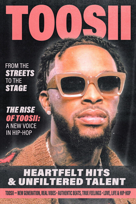 Toosii Rapper Music Poster Classic Hip-Hop Old-School Aesthetic Wall Art Vintage Style Urban Flair Print for Iconic Rap Culture Room Decoration