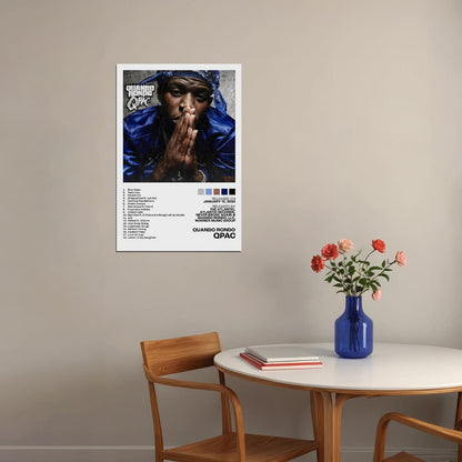Quando Rondo Qpac Album Cover Music Poster Rap Home Decor For Living Room Hip-Hop Aesthetic Rapper Album Wall Art Records Poster Wall Decor For Bedroom - xonomax