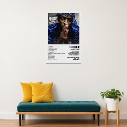 Quando Rondo Qpac Album Cover Music Poster Rap Home Decor For Living Room Hip-Hop Aesthetic Rapper Album Wall Art Records Poster Wall Decor For Bedroom - xonomax