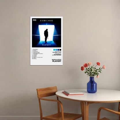 BigWalkDog Playoff Album Cover Music Poster Rap Home Decor For Living Room Hip-Hop Aesthetic Rapper Album Wall Art Records Poster Wall Decor For Bedroom - xonomax
