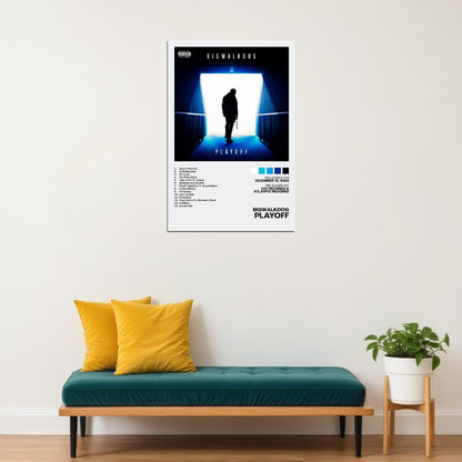 BigWalkDog Playoff Album Cover Music Poster Rap Home Decor For Living Room Hip-Hop Aesthetic Rapper Album Wall Art Records Poster Wall Decor For Bedroom - xonomax