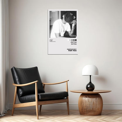 Babyface Ray For You Album Cover Music Poster Rap Home Decor For Living Room Hip-Hop Aesthetic Rapper Album Wall Art Records Poster Wall Decor For Bedroom - xonomax