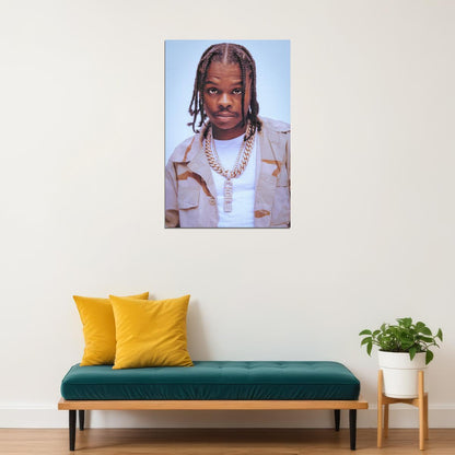 42 Dugg Rapper Music Poster Urban Street Style Hip-Hop Aesthetic Wall Art Bold Room Decor for Rap Fans Classic Rap Music Gift for Enthusiasts