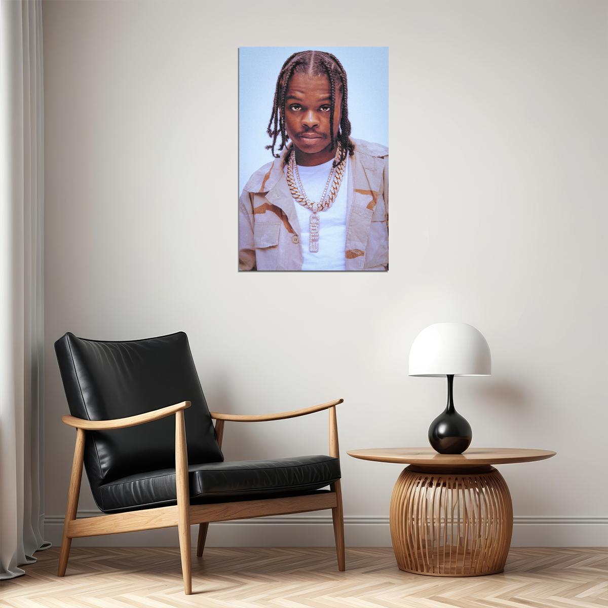 42 Dugg Rapper Music Poster Urban Street Style Hip-Hop Aesthetic Wall Art Bold Room Decor for Rap Fans Classic Rap Music Gift for Enthusiasts