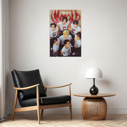 Enhypen Jungwon Heeseung Jay Jake Sunghoon Sunoo Ni-Ki Album Romance Untold Concept Photo Music Poster K-Pop Home Decor For Living Room Aesthetic Kpop Male Boys Group Boy Band