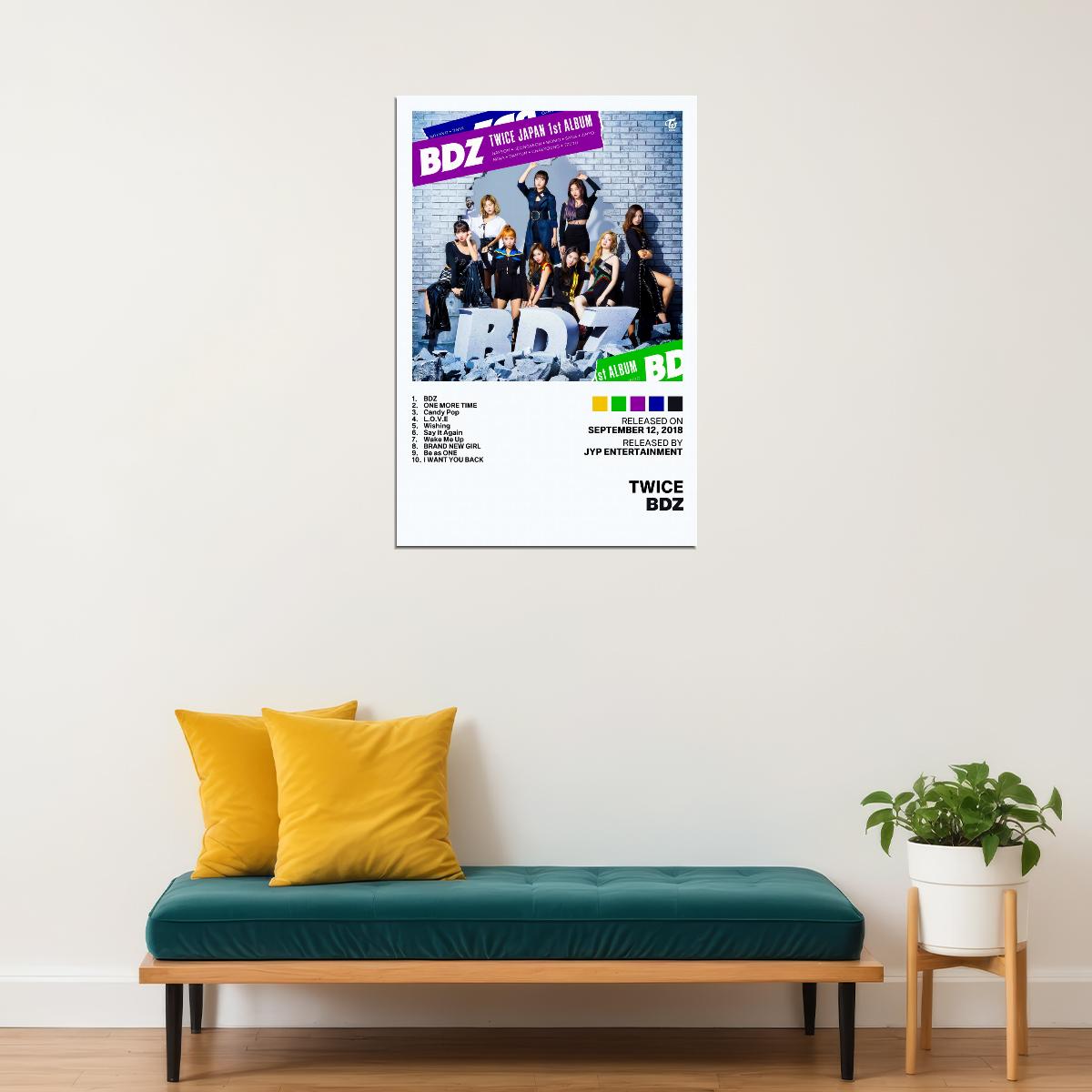 Twice Bdz Album Cover Music Poster K-pop Home Decor For Living Room Aesthetic Kpop Female Girl Group Cover Trendy Korean Dorm Wall Art