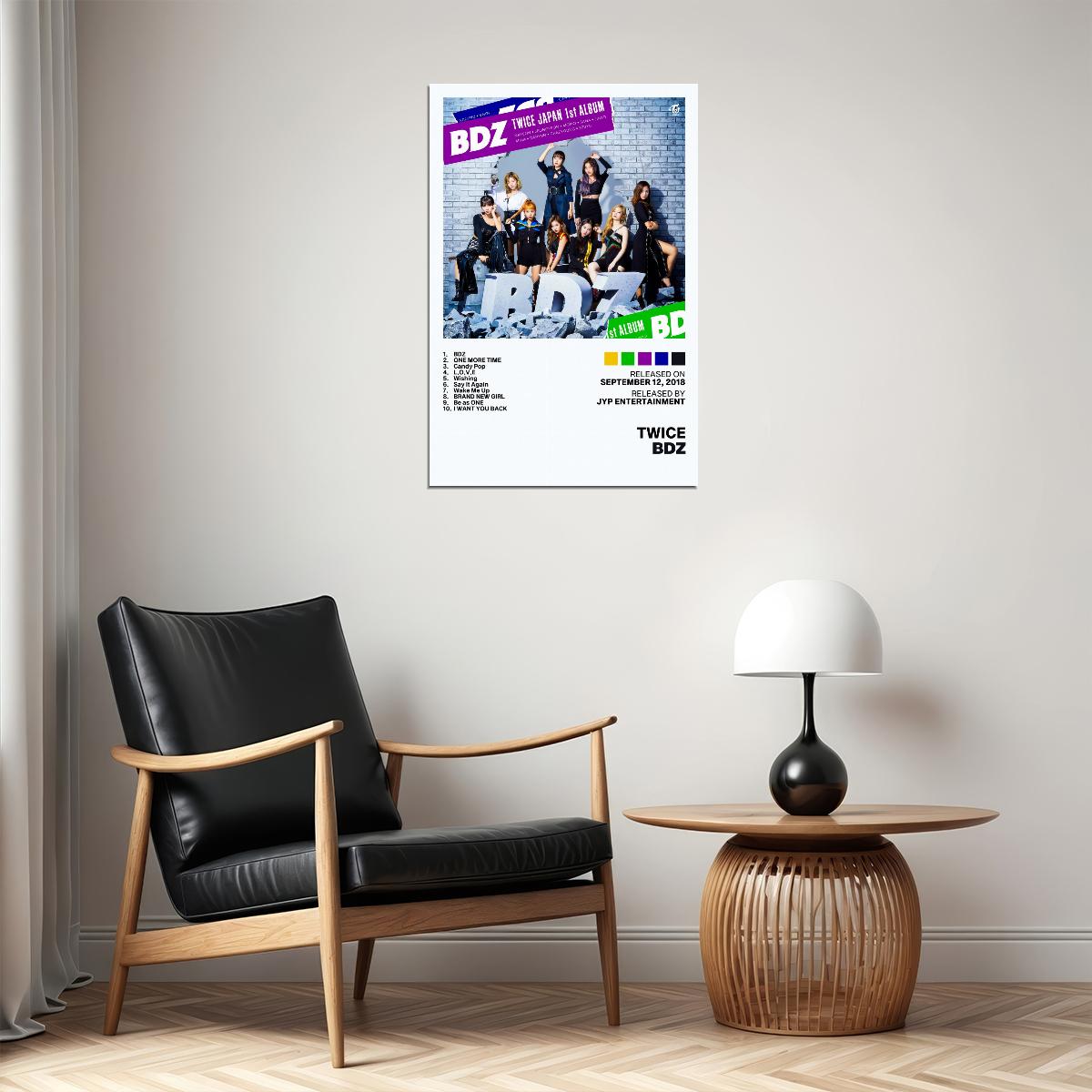 Twice Bdz Album Cover Music Poster K-pop Home Decor For Living Room Aesthetic Kpop Female Girl Group Cover Trendy Korean Dorm Wall Art