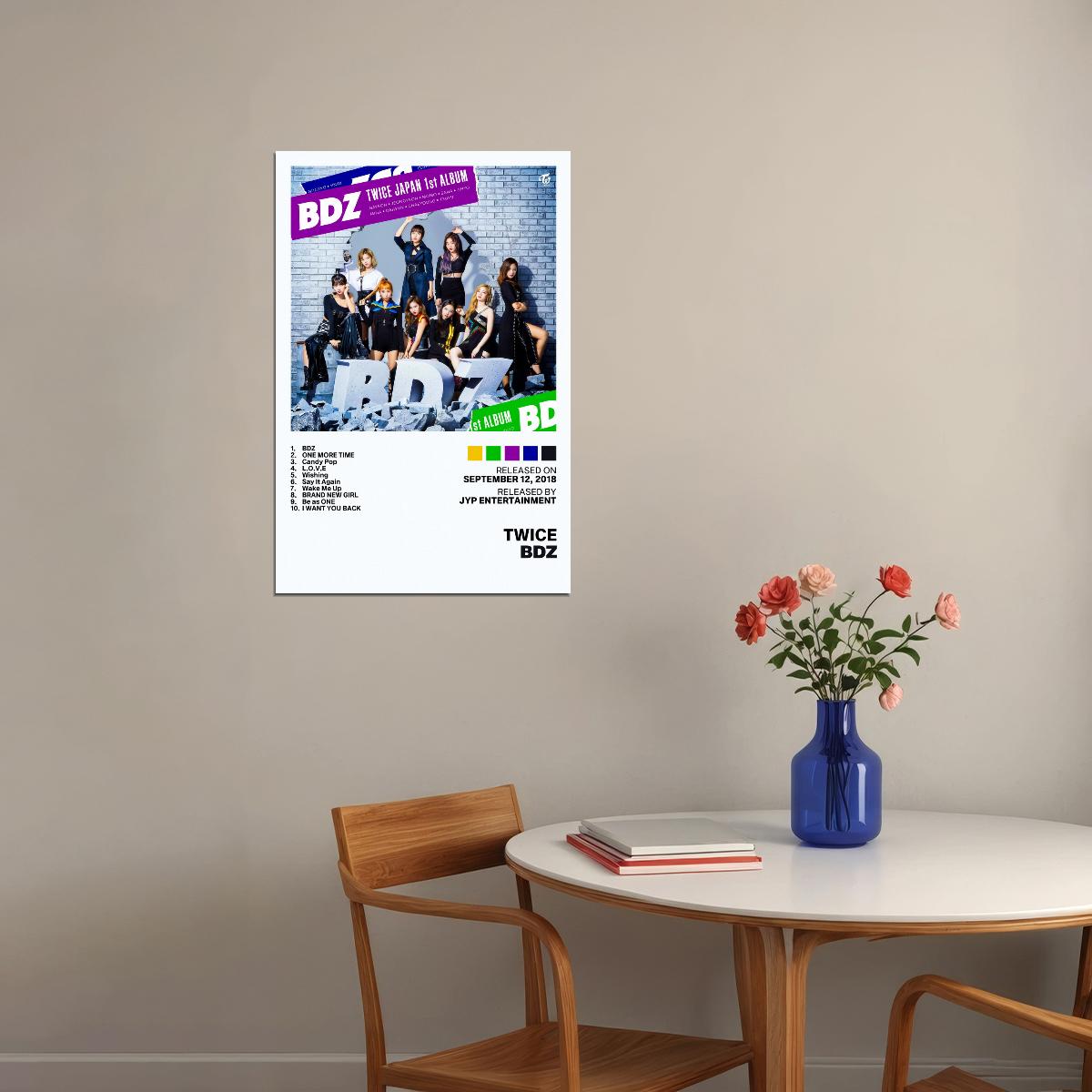 Twice Bdz Album Cover Music Poster K-pop Home Decor For Living Room Aesthetic Kpop Female Girl Group Cover Trendy Korean Dorm Wall Art