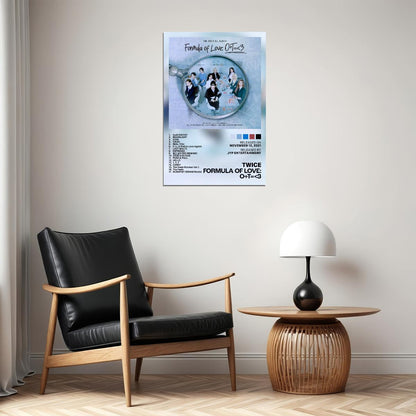 Twice Formula of Love Album Cover Music Poster K-pop Home Decor For Living Room Aesthetic Kpop Female Girl Group Cover Trendy Korean Dorm Wall Art
