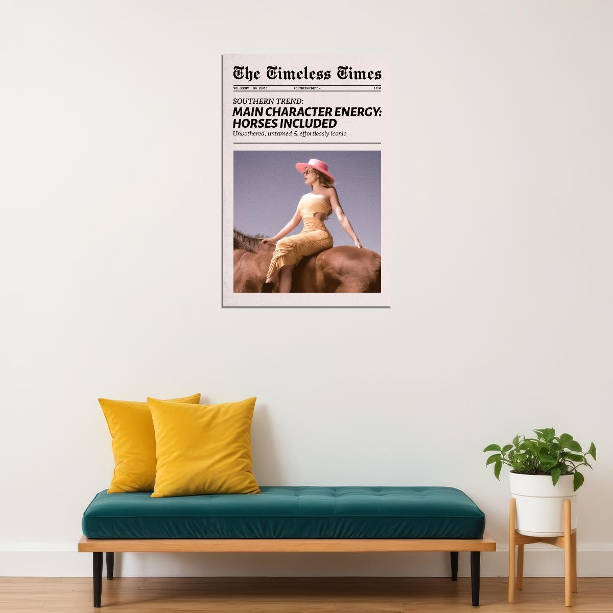 Inspirational Feminist Poster Trendy Newspaper Print Motivational Feminist Quotes Wall Art Bedroom Decor Feminist Gifts For Her - xonomax