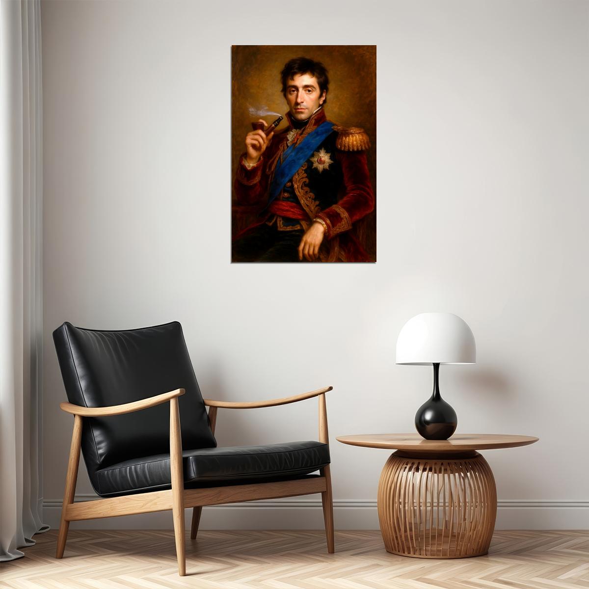 Al Pacino Celebrity Poster Funny Celebrity Wall Art Pop Culture Decor Faux Oil Painting Art Print - xonomax