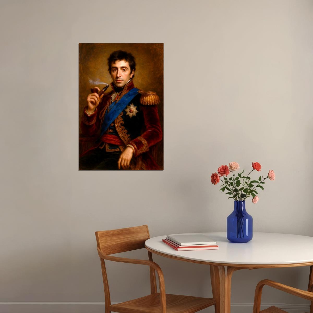 Al Pacino Celebrity Poster Funny Celebrity Wall Art Pop Culture Decor Faux Oil Painting Art Print - xonomax