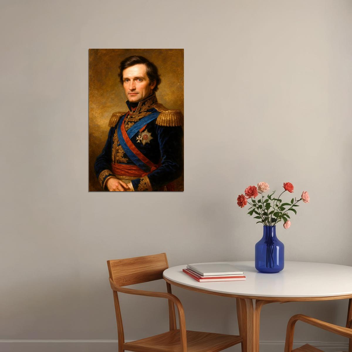 Alan Alda Celebrity Poster Funny Celebrity Wall Art Pop Culture Decor Faux Oil Painting Art Print - xonomax