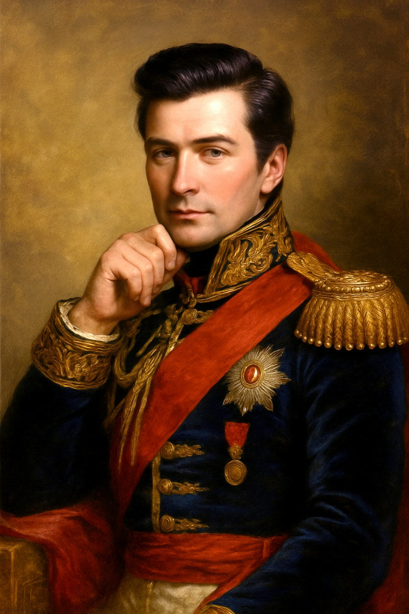 Alec Baldwin Celebrity Poster Funny Celebrity Wall Art Pop Culture Decor Faux Oil Painting Art Print - xonomax