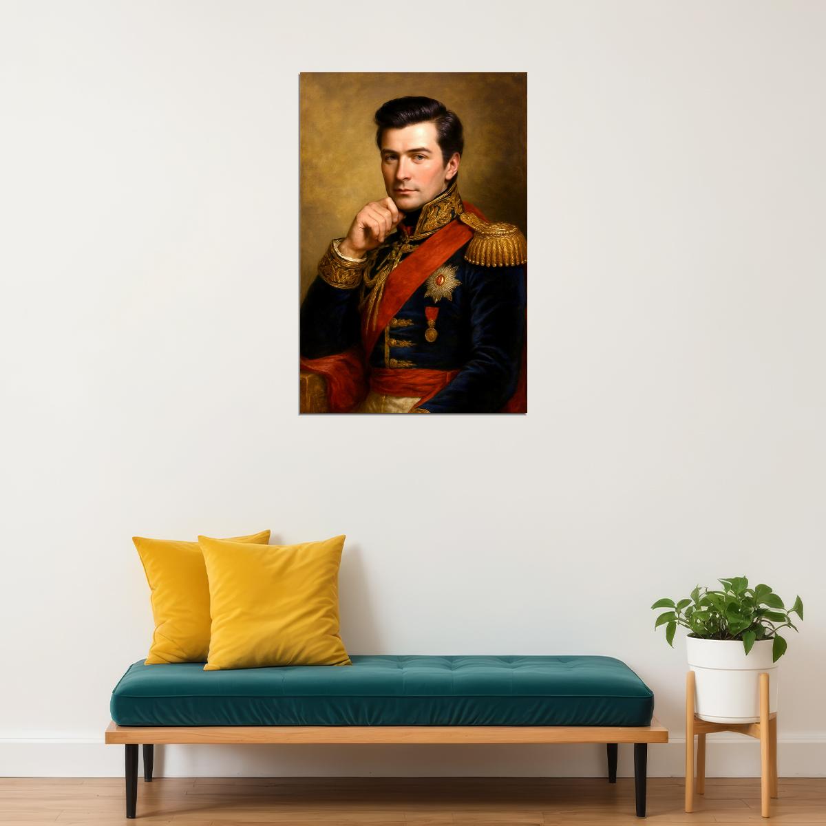 Alec Baldwin Celebrity Poster Funny Celebrity Wall Art Pop Culture Decor Faux Oil Painting Art Print - xonomax