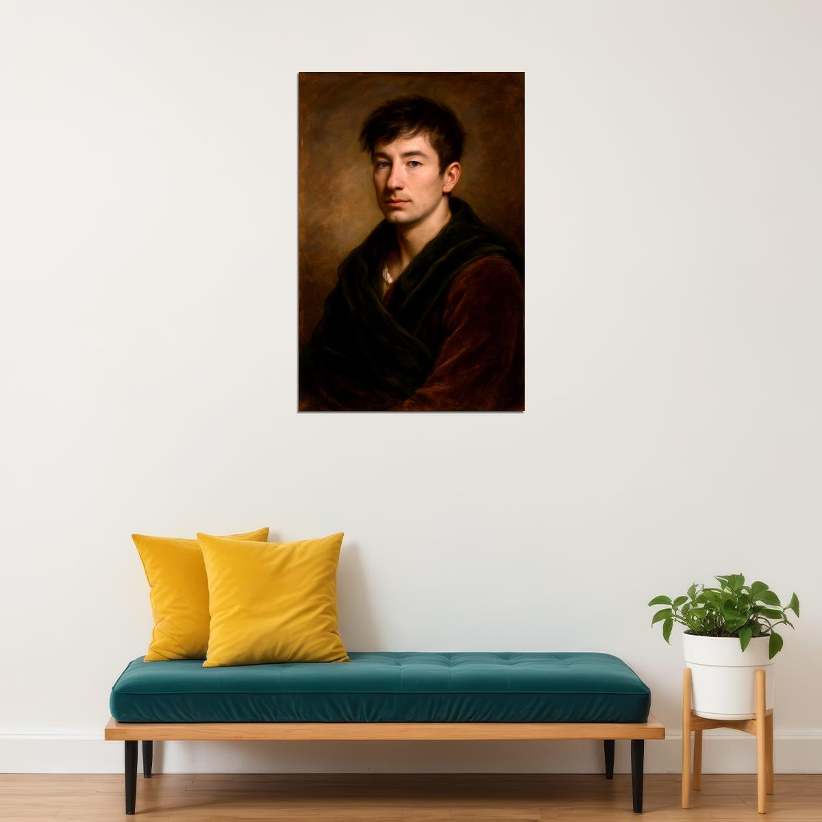 Barry Keoghan Celebrity Poster Funny Celebrity Wall Art Pop Culture Decor Faux Oil Painting Art Print - xonomax