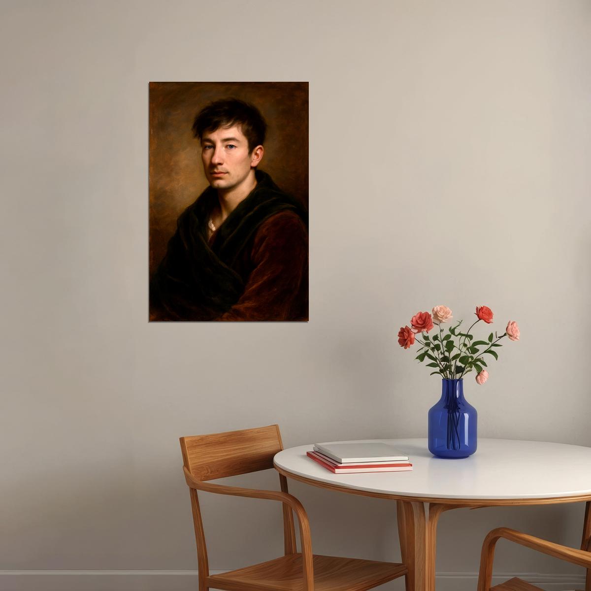 Barry Keoghan Celebrity Poster Funny Celebrity Wall Art Pop Culture Decor Faux Oil Painting Art Print - xonomax