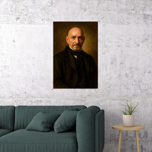 Ben Kingsley Celebrity Poster Funny Celebrity Wall Art Pop Culture Decor Faux Oil Painting Art Print - xonomax