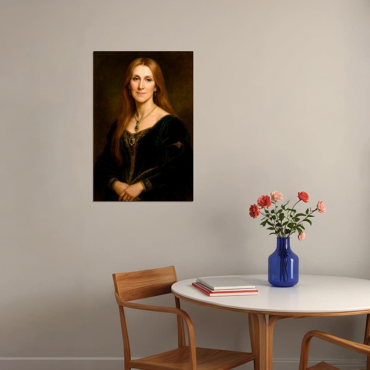 Celine Dion Celebrity Poster Funny Celebrity Wall Art Pop Culture Decor Faux Oil Painting Art Print - xonomax