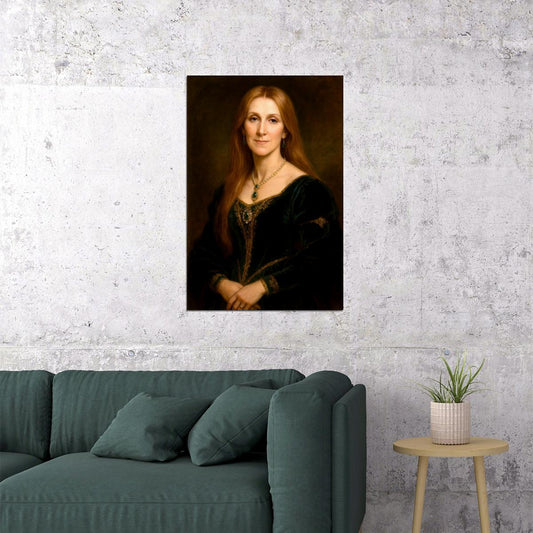 Celine Dion Celebrity Poster Funny Celebrity Wall Art Pop Culture Decor Faux Oil Painting Art Print - xonomax