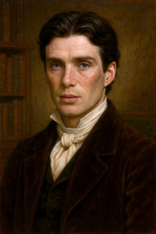 Cillian Murphy Celebrity Poster Funny Celebrity Wall Art Pop Culture Decor Faux Oil Painting Art Print - xonomax