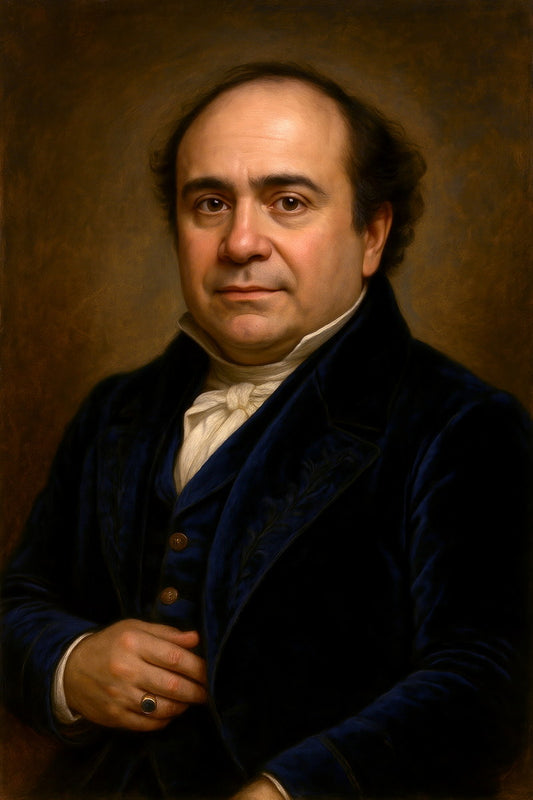 Danny Devito Celebrity Poster Funny Celebrity Wall Art Pop Culture Decor Faux Oil Painting Art Print - xonomax