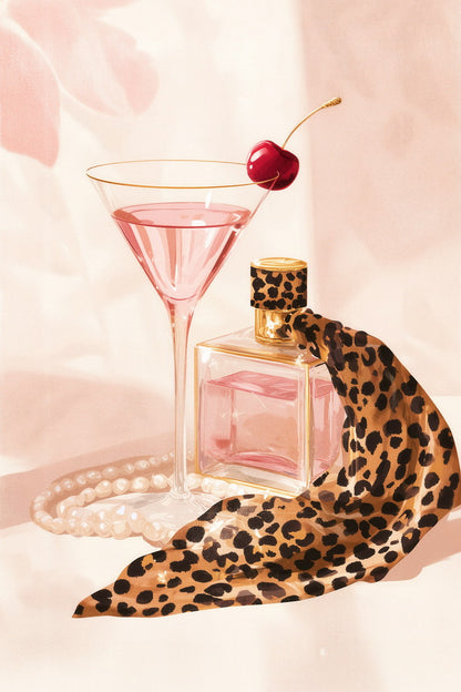 Coquette Wall Decor Girly Fashion Wall Art Pink Posters For Room Aesthetic Feminine Bathroom or Bedroom Decor - xonomax