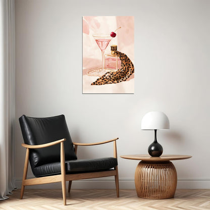 Coquette Wall Decor Girly Fashion Wall Art Pink Posters For Room Aesthetic Feminine Bathroom or Bedroom Decor - xonomax