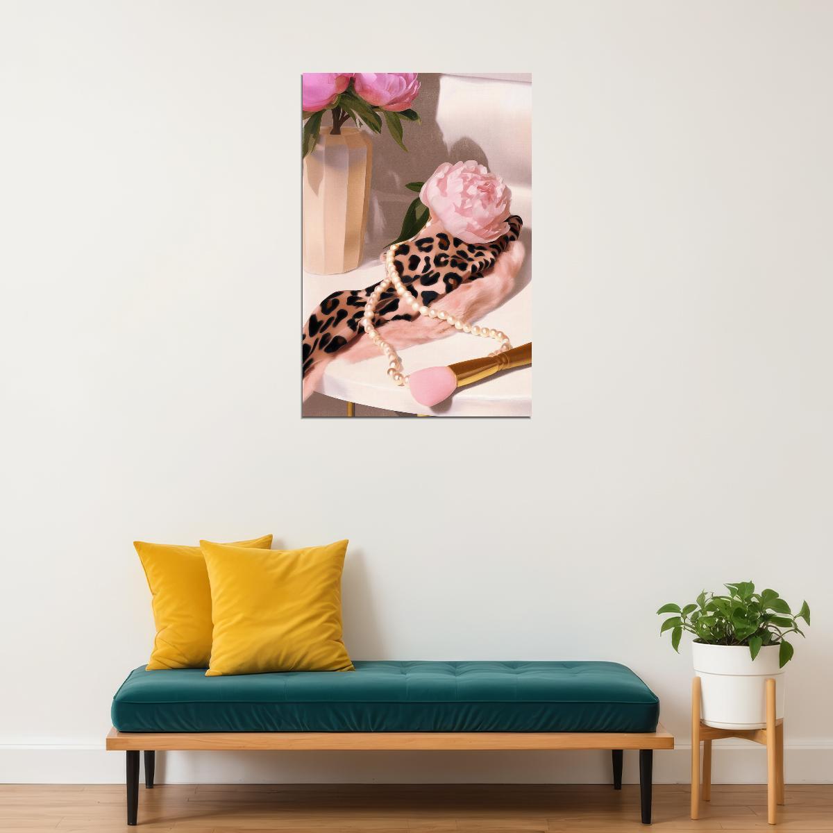 Coquette Wall Decor Romantic Feminine Wall Art Pink Posters For Room Aesthetic Feminine Bathroom or Bedroom Decor - xonomax