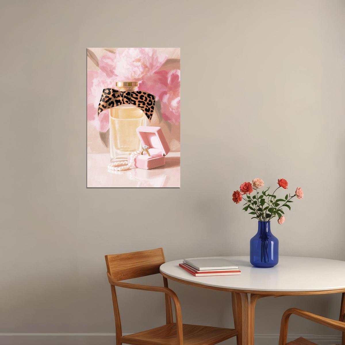 Coquette Wall Decor Girly Fashion Wall Art Posters For Room Aesthetic Feminine Pink Bathroom Bedroom Vanity Decor - xonomax