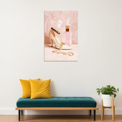 Coquette Wall Art Leopard Fashion Wall Decor Pink Posters For Room Aesthetic Feminine Fashion Art for Bathroom or Bedroom Decor - xonomax